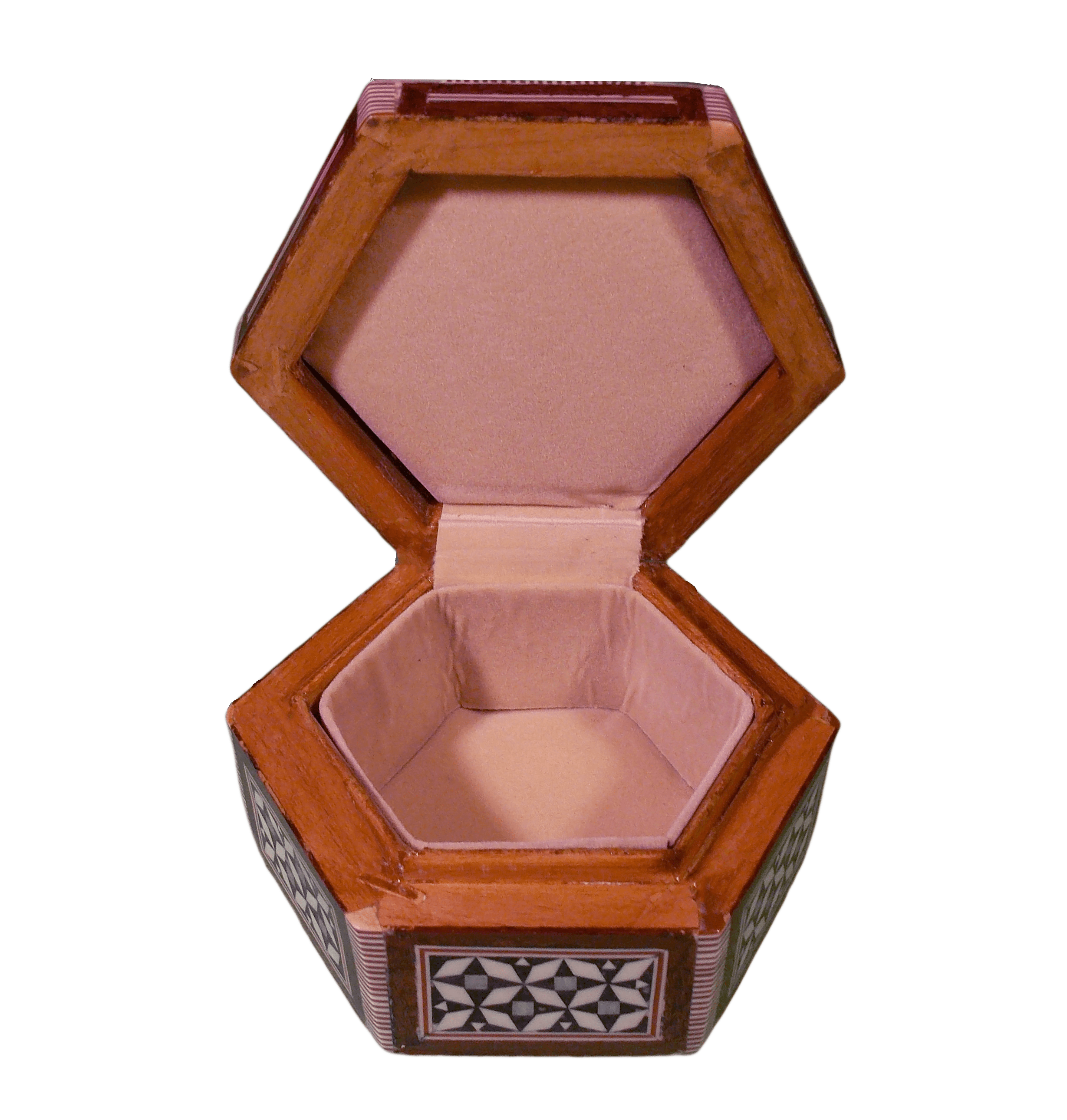 Mother of Pearl Octagonal Jewellery Box